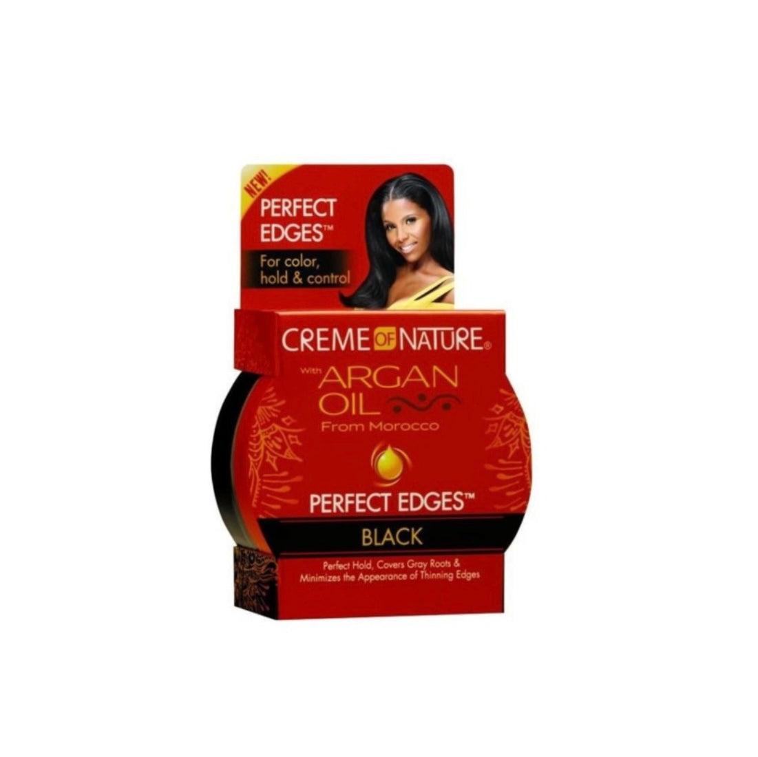 Creme Of Nature Argan Oil Perfect Edges Black 2.25oz