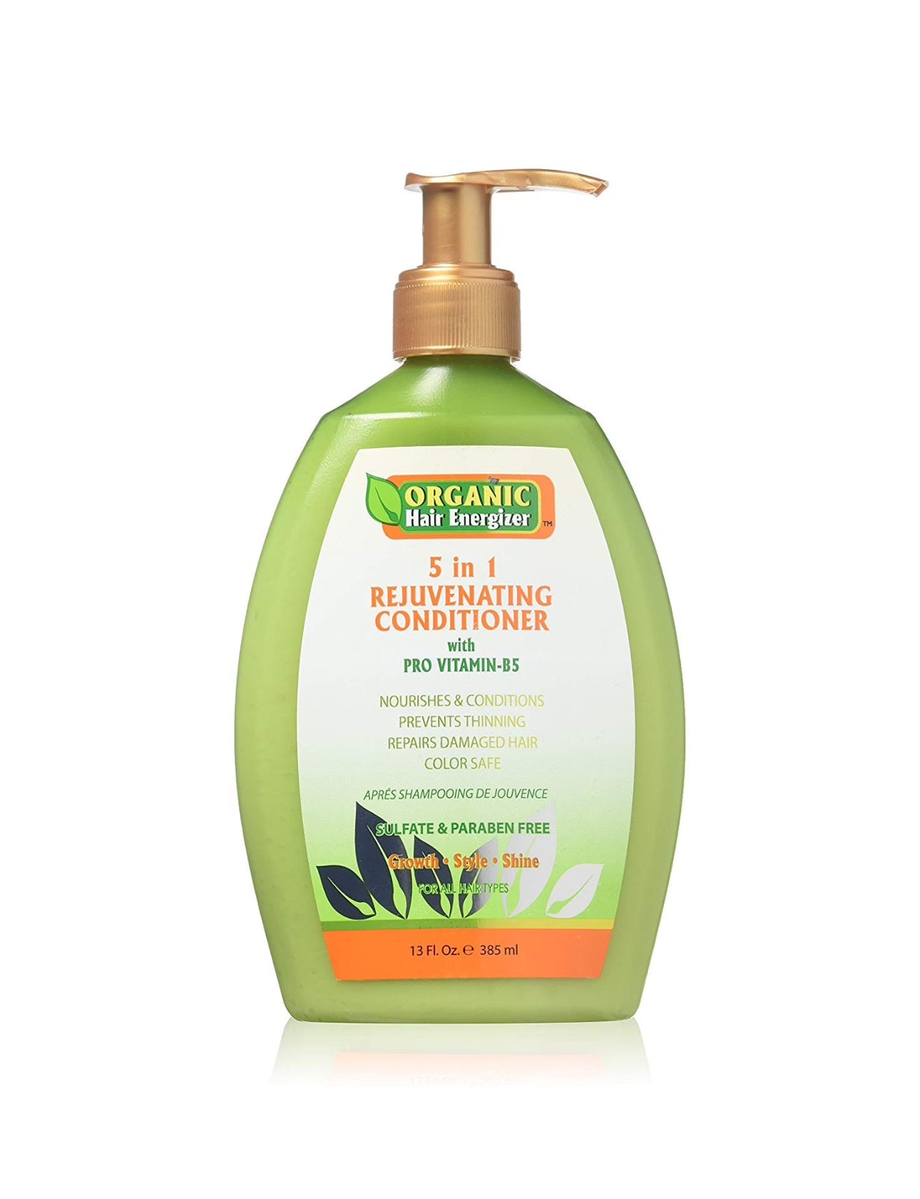 Organic Hair Energizer 5 In 1 Rejuvenating Conditioner With Pro Vitamin B5 385 Ml