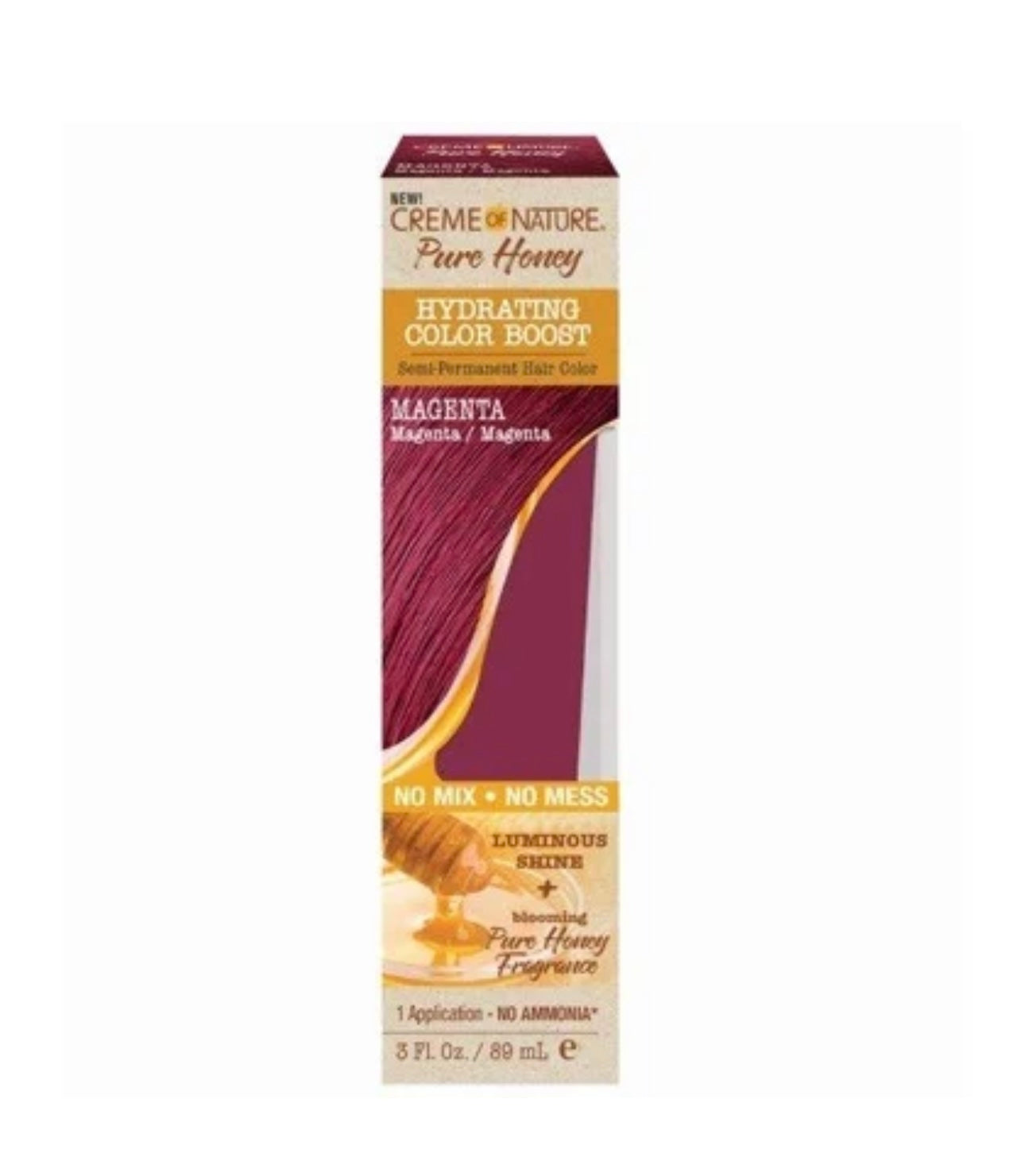 Creme of Nature Pure Honey Hydrating Color Boost Magenta 89ml