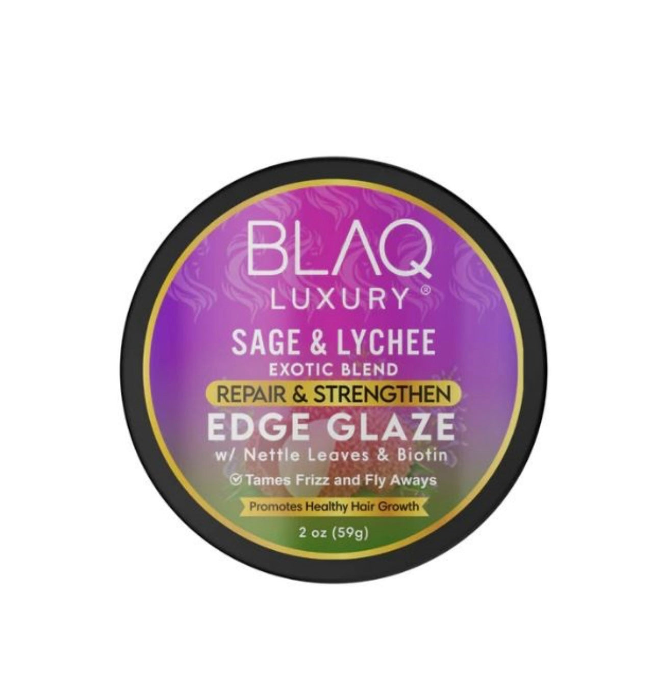 Blaq Luxury Sage & Lychee Repair And Strengthen Edge Glaze 59gr
