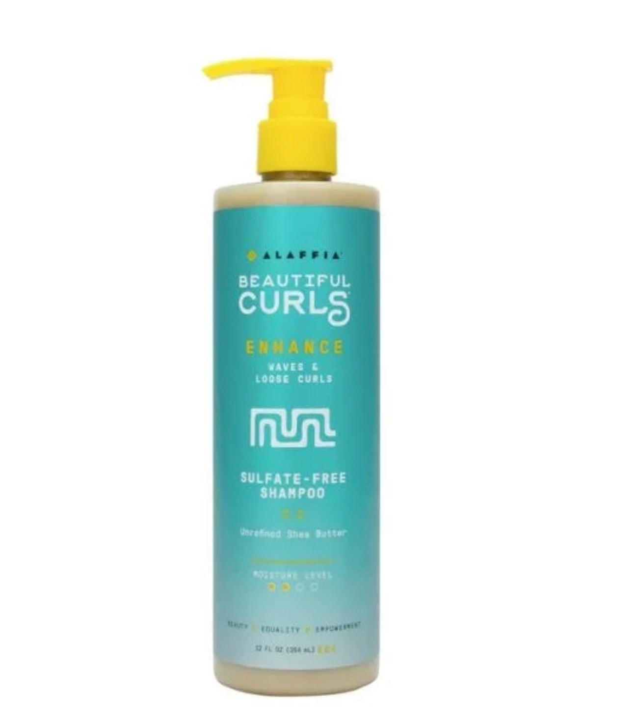 Alaffia Beautiful Curls Enhancing Sulfate Free Shampoo 12oz