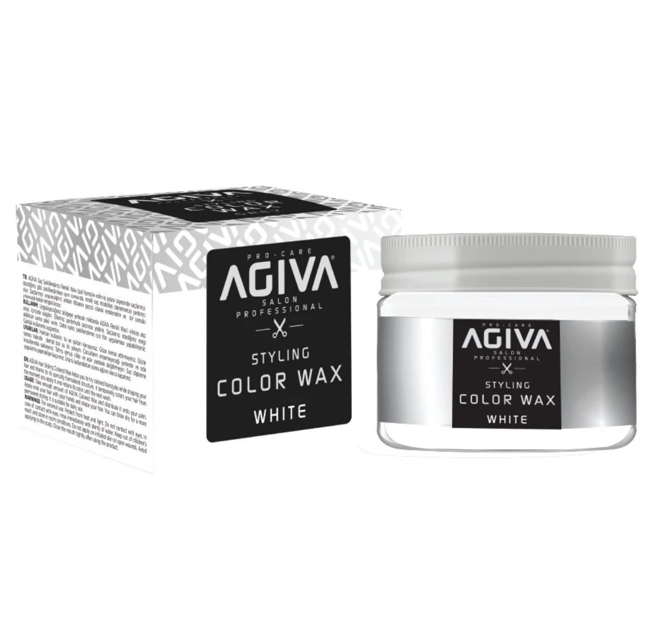 Agiva Hair Styling Color Wax White 120ml