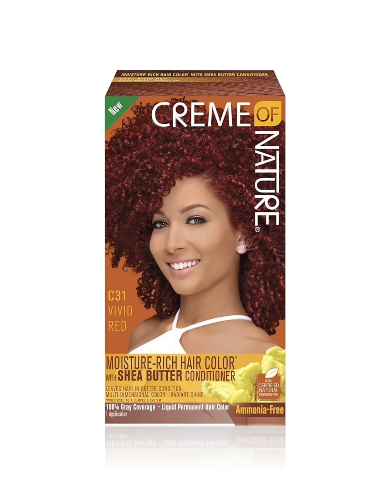 Creme Of Nature Moisture Rich Hair Color C31 Vivid Red