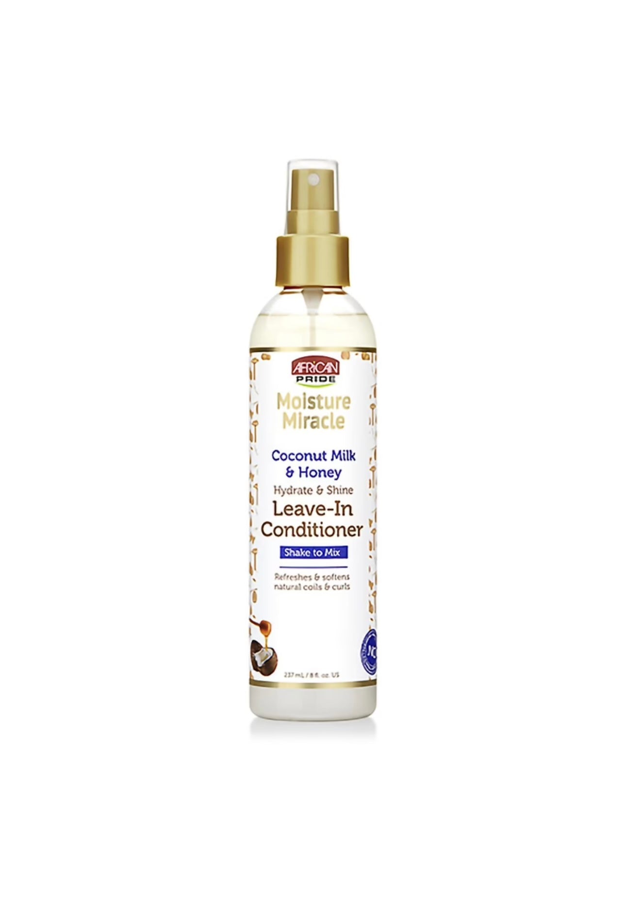 African Pride Moisture Miracle Milk Coconut Milk & Honey Leave-In Conditioner 237 ml
