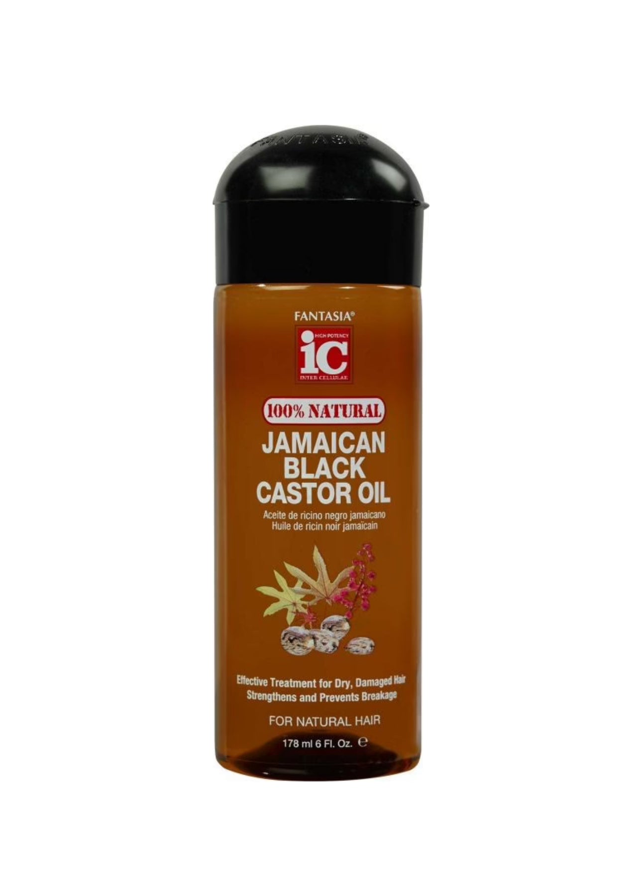 Fantasia IC 100% Natural Jamaican Black Castor Oil Serum 6oz