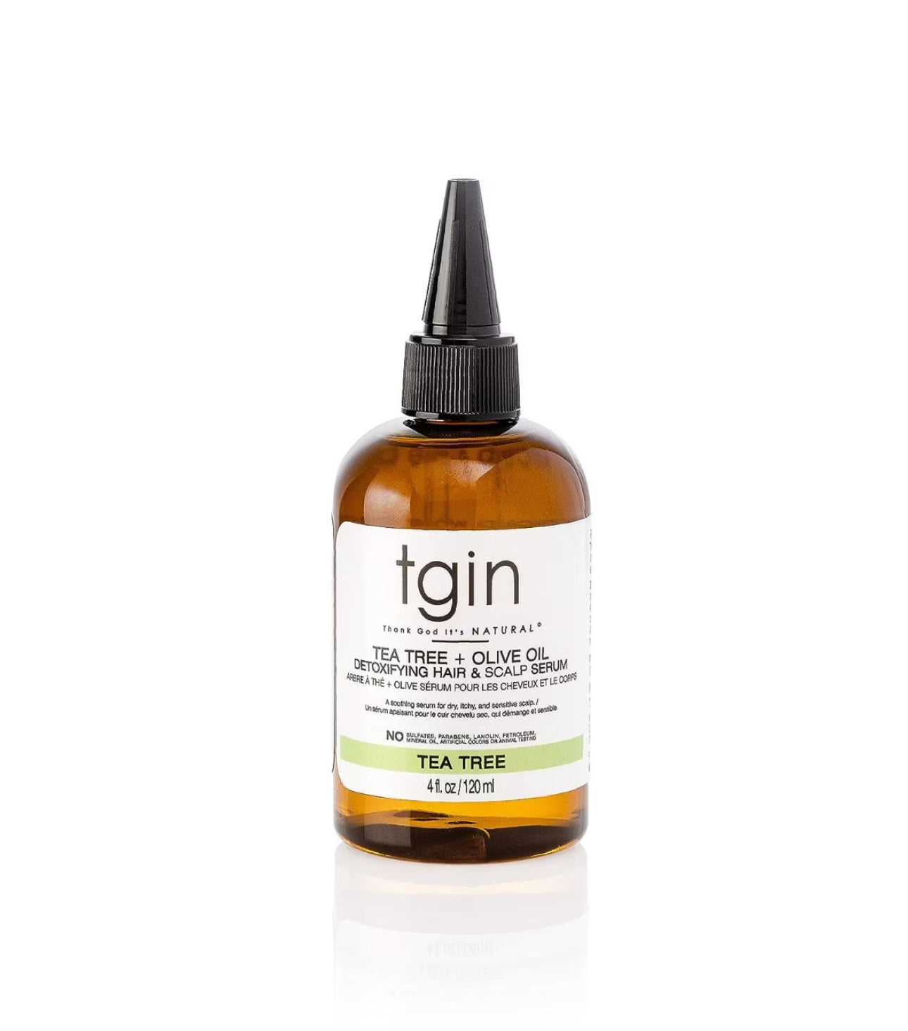 TGIN T-Tree & Olive Oil Detoxifying Hair & Scalp Serum 4oz