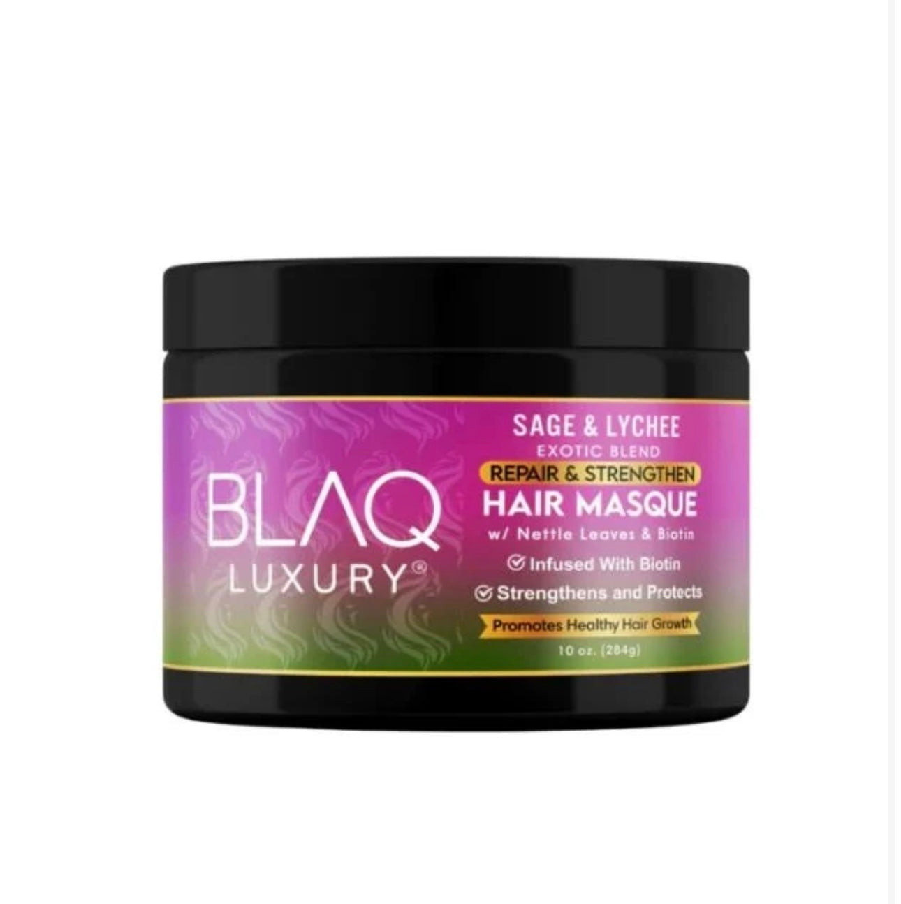 Blaq Luxury Sage & Lychee Repair And Strengthen Hair Masque 284gr