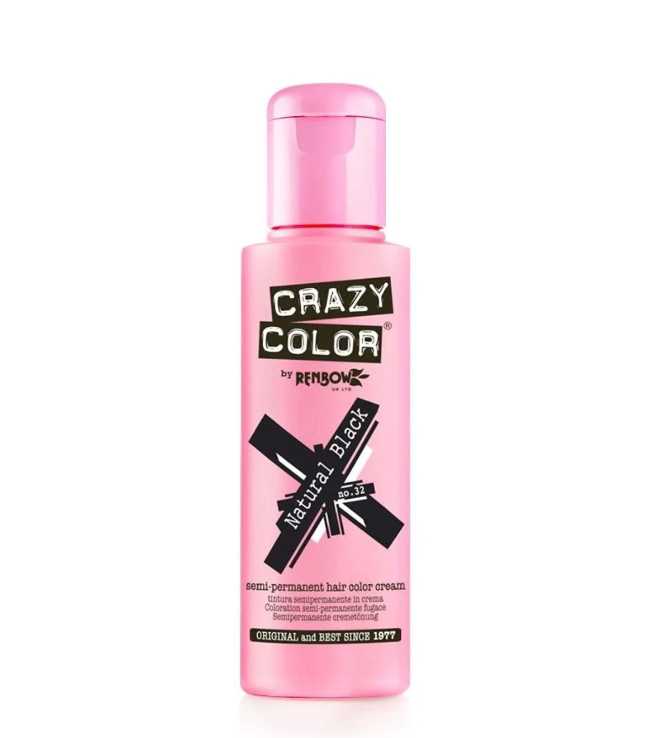 Crazy Color 032 Natural Black 100ml