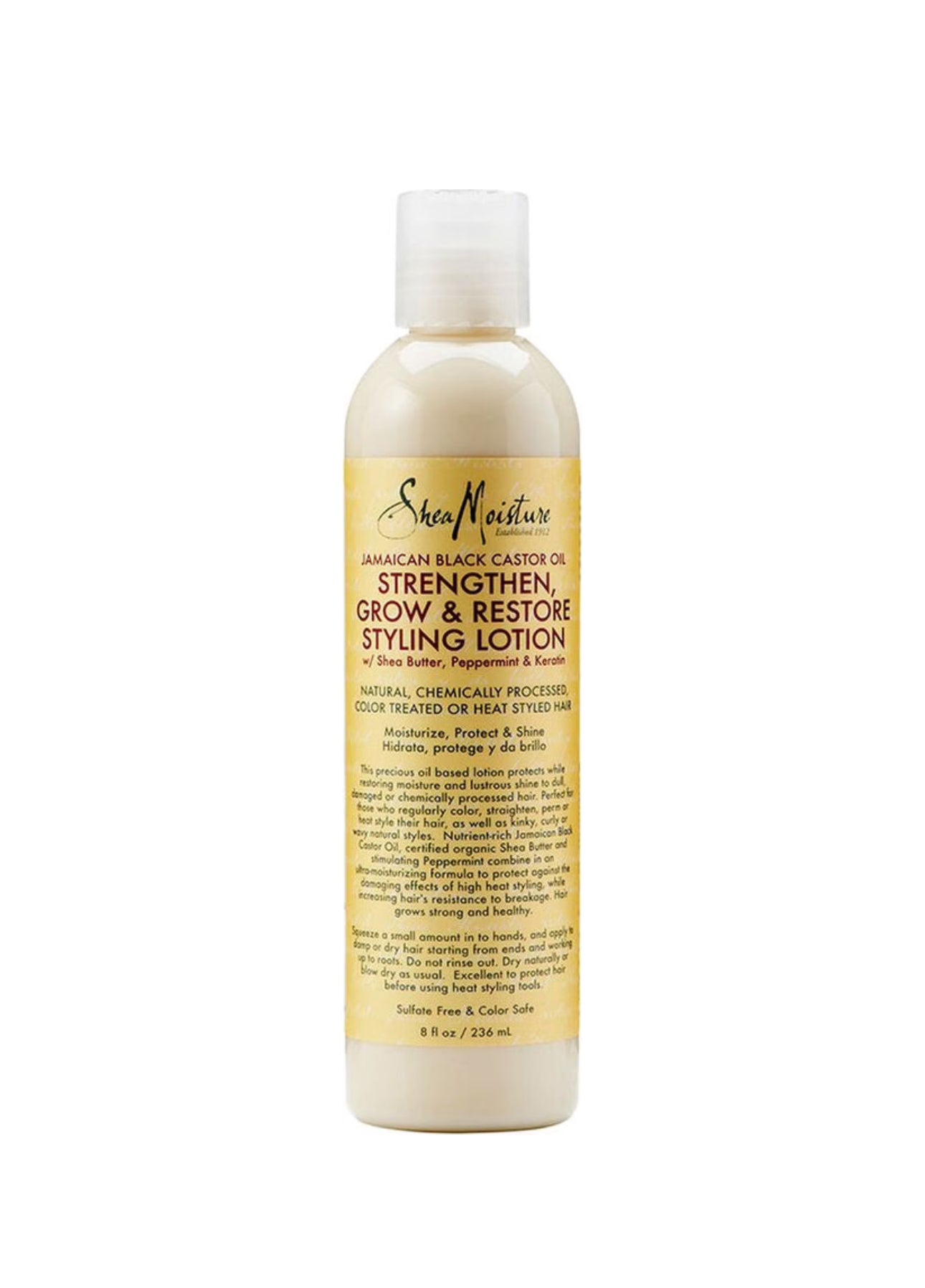 Shea Moisture Jamaican Black Castor Oil Strengthen Grow & Restore Styling Lotion 236 Ml
