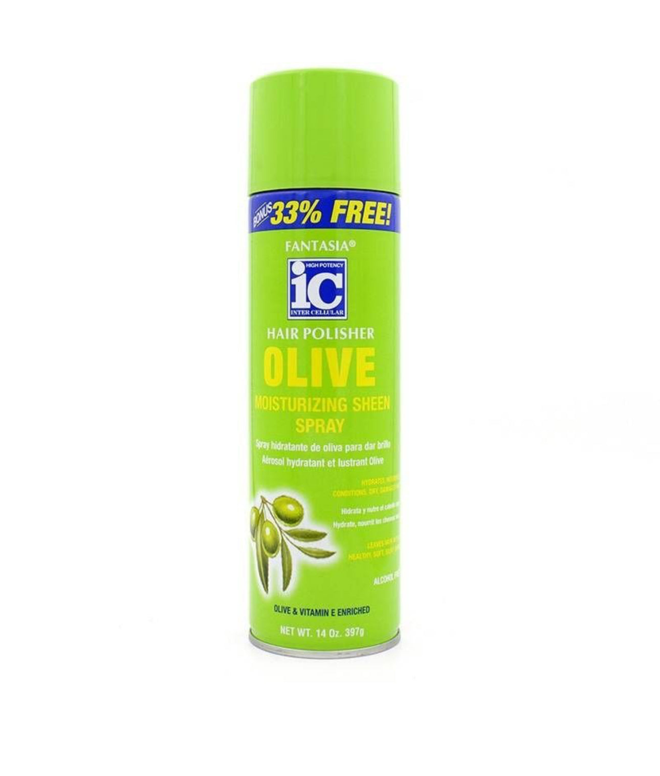 Fantasia IC Olive Moisturizing Sheen Spray 14oz