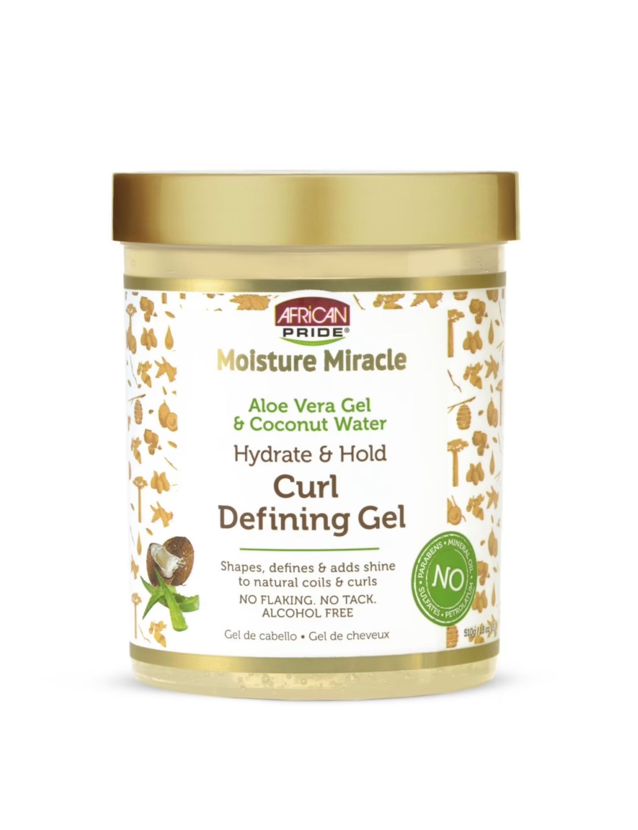 African Pride Moisture Miracle Curl Defining Gel 510g