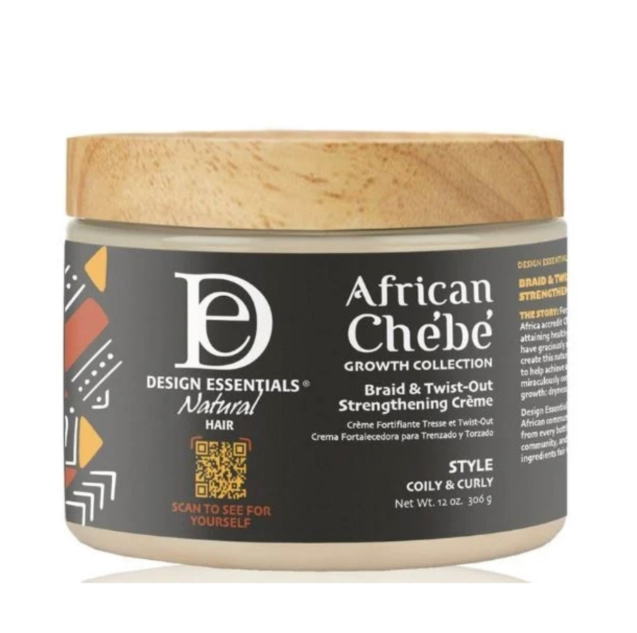 Design Essentials African Chebe Braid & Twist Styling Creme 12oz