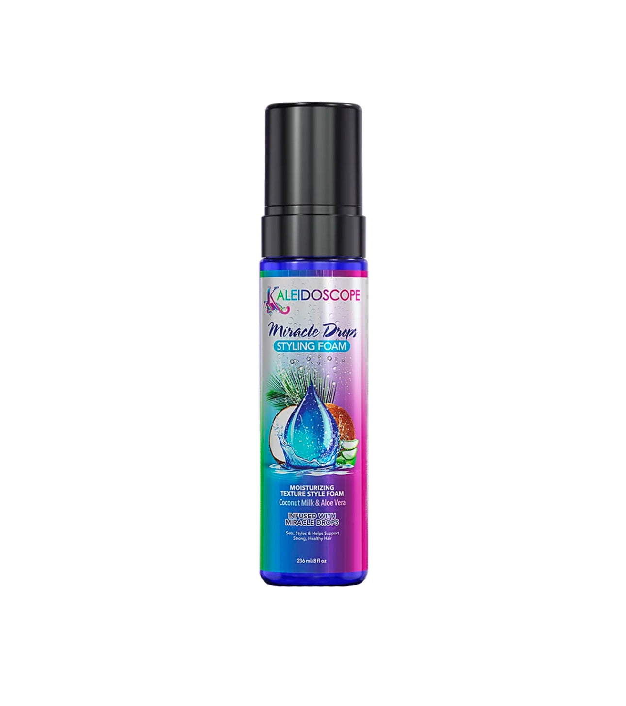 Kaleidoscope Miracle Drops Moisturizing Texture Style Foam 8oz
