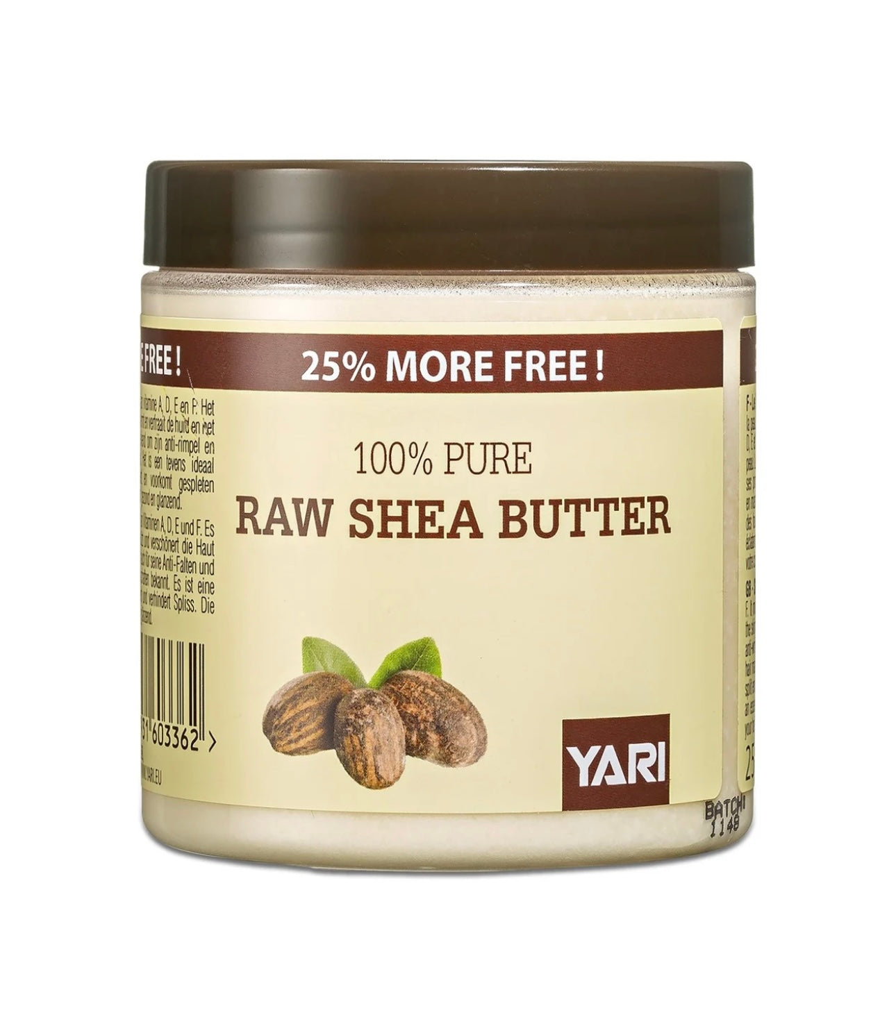 Yari 100% Pure Raw Shea Butter 250ml