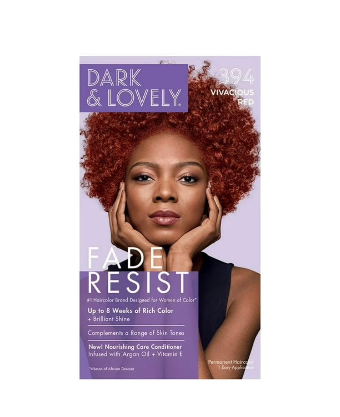 Dark And Lovely Fade Resist Hair Color - 394 Vivacious Red