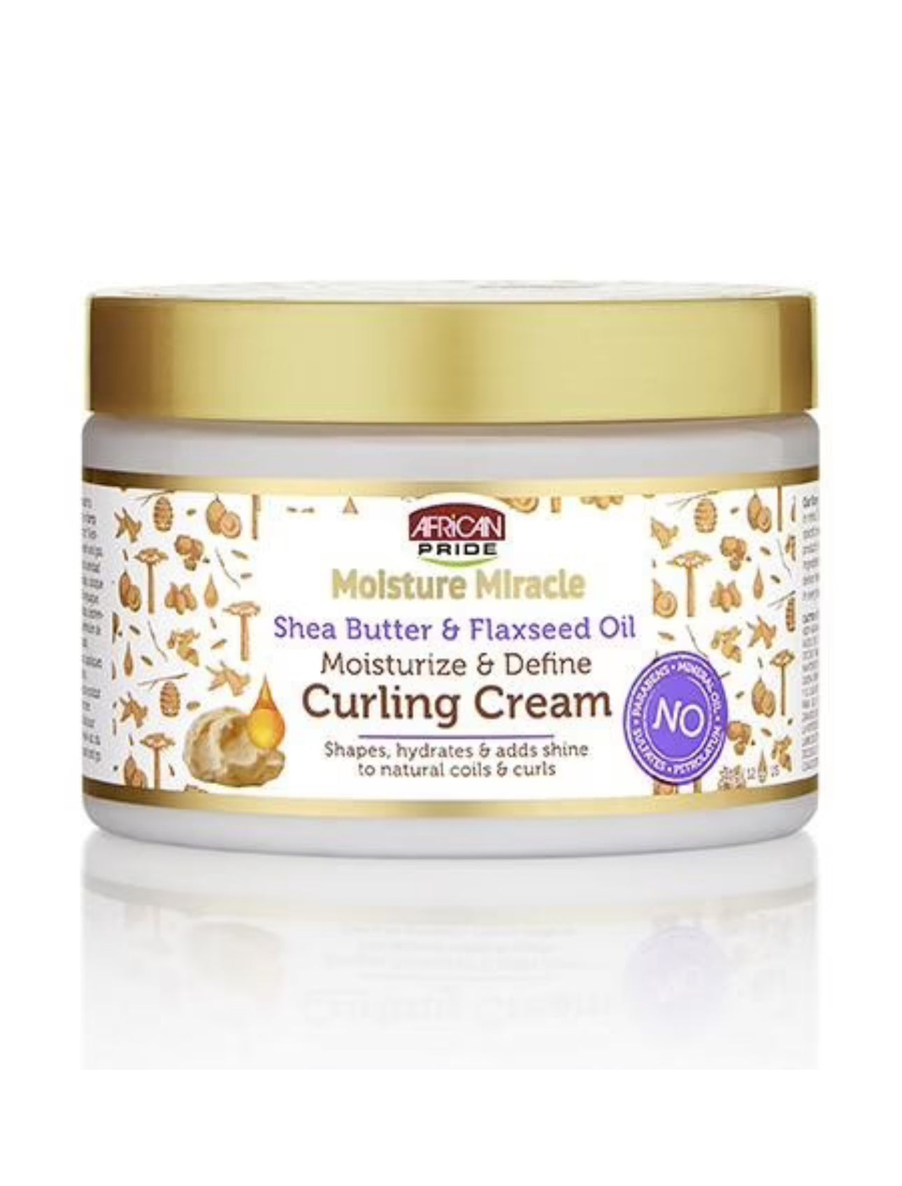 African Pride Moisture Miracle Shea Butter & Flaxseed Oil Curling Cream 340 G