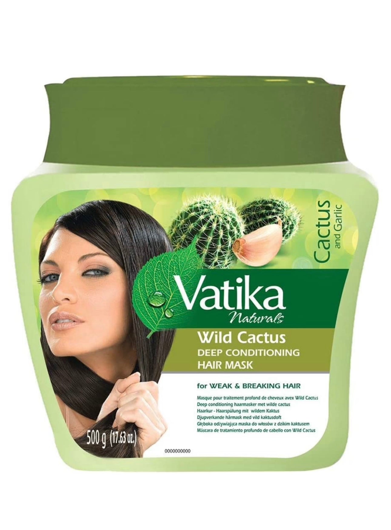Dabur Vatika Naturals Wild Cactus Deep Conditioning Hair Mask 500gr