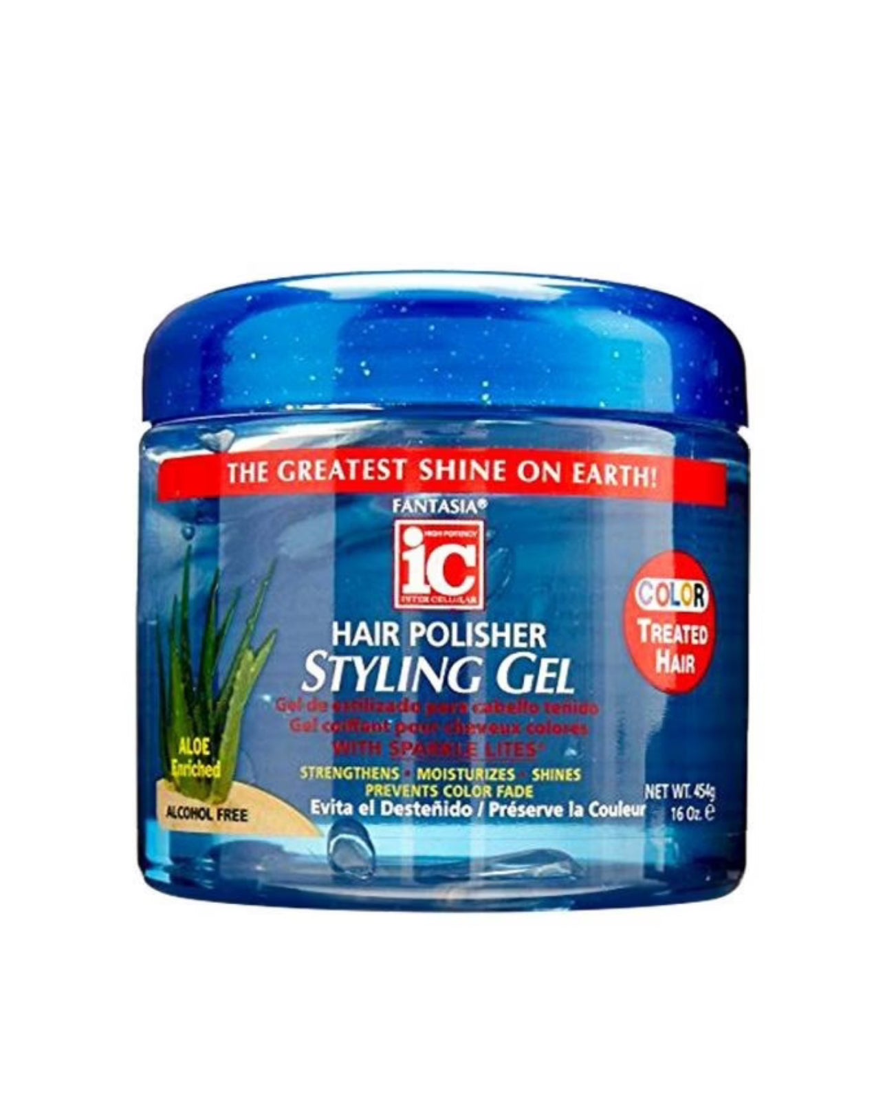 Fantasia IC Styling Gel For Color Treated Hair 16oz