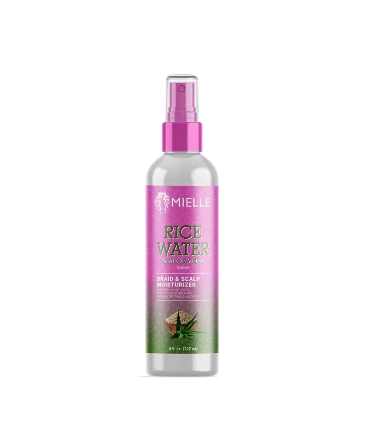 Mielle Rice Water & Aloe Braid & Scalp Moisturizer 8oz