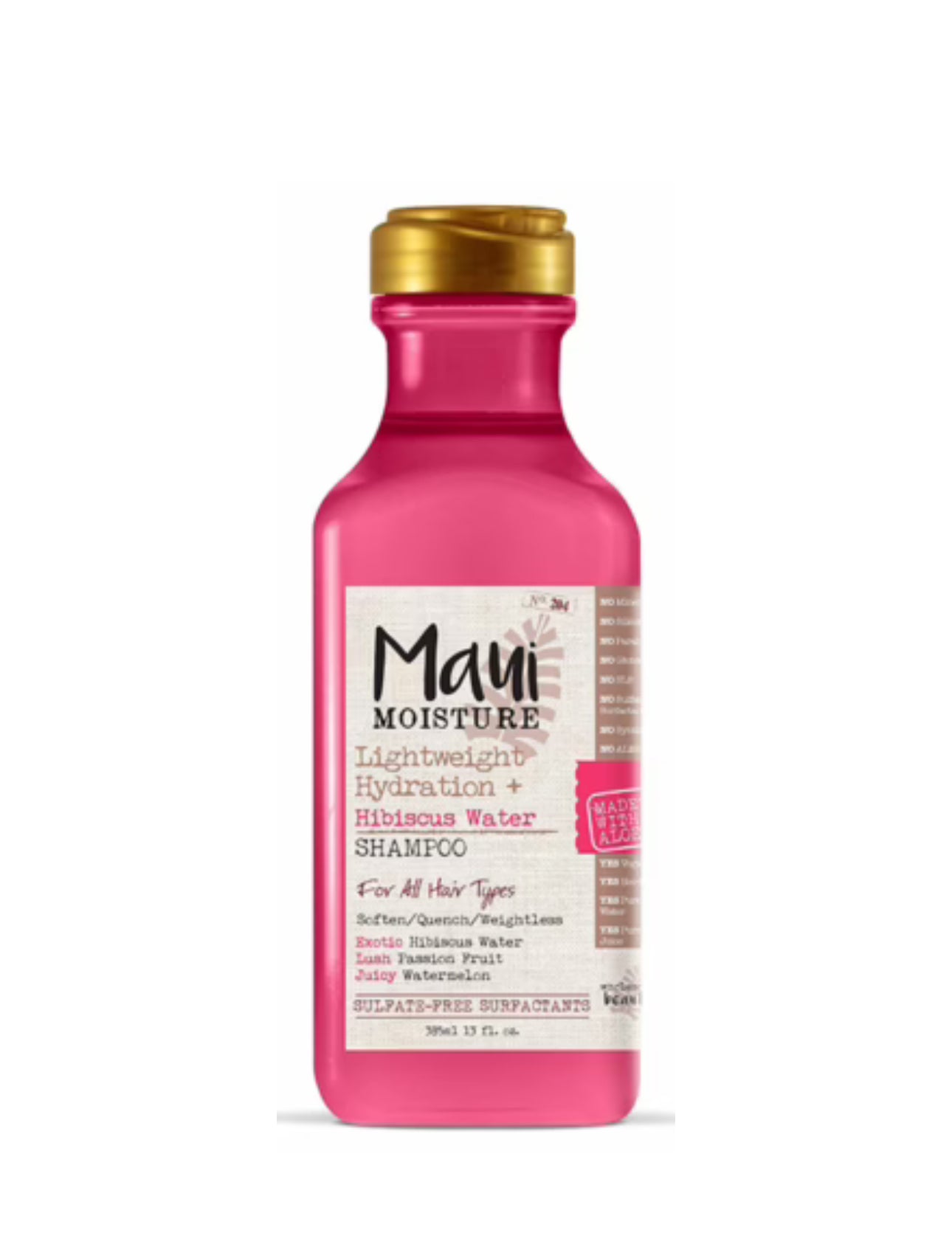 Maui Moisture Lightweight Hydration + Hibiscus Water Shampoo 384 Ml