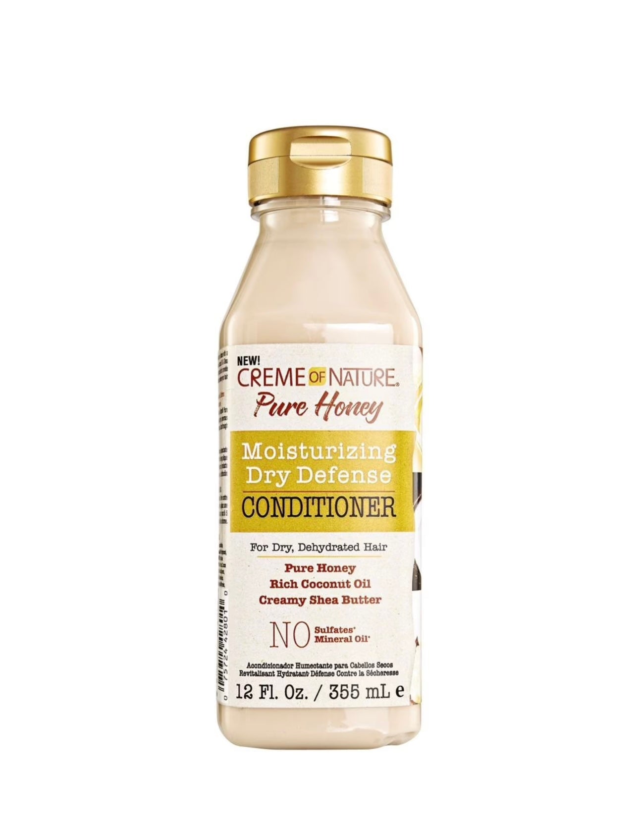 Creme Of Nature Pure Honey Moisturizing Dry Defense Conditioner 12oz