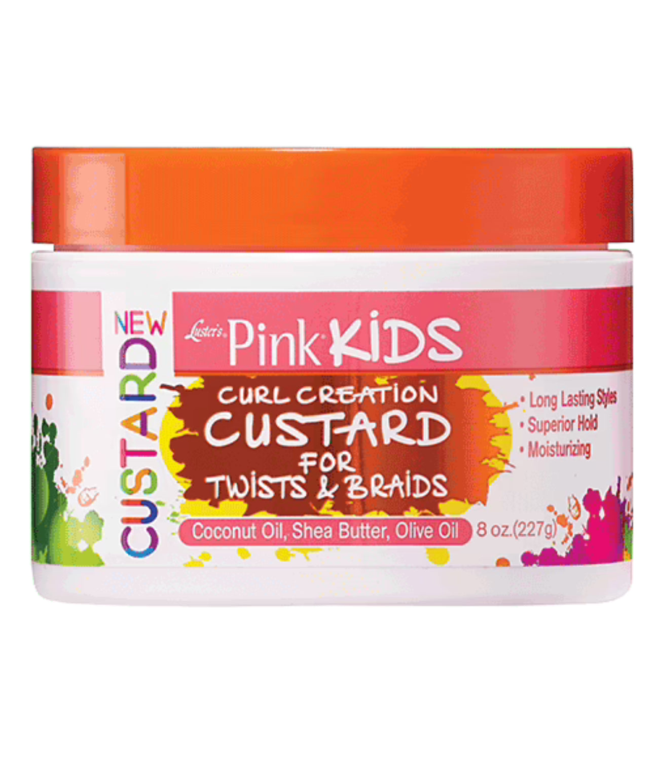 Pink Kids Curl Custard For Braids & Twist 227 Grams