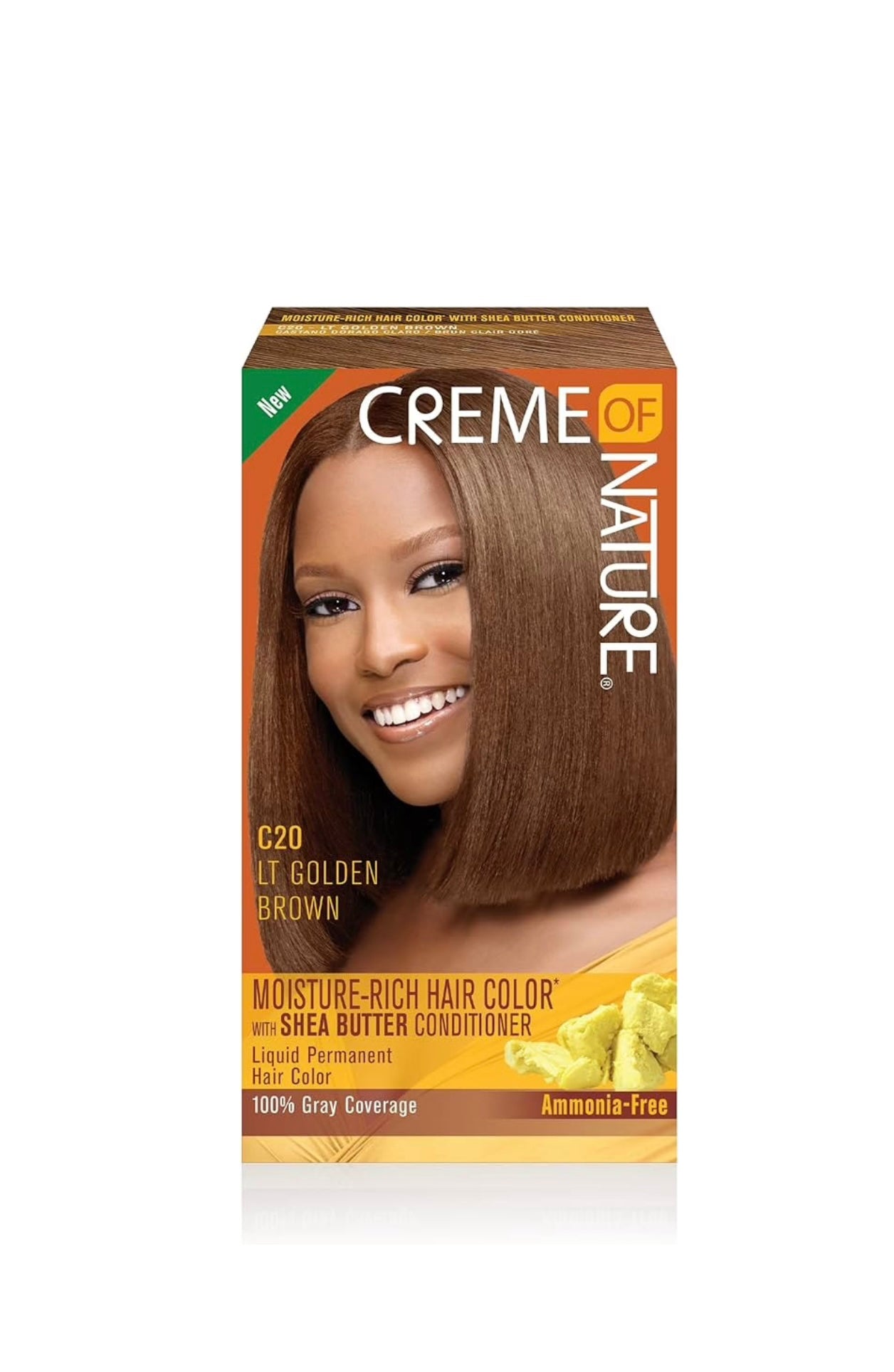 Creme Of Nature Moisture Rich Hair Color C20 Light Golden Brown