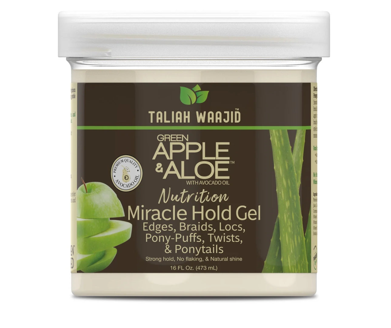 Taliah Waajid Green Apple & Aloe Nutrition Miracle Hold Gel 473ml