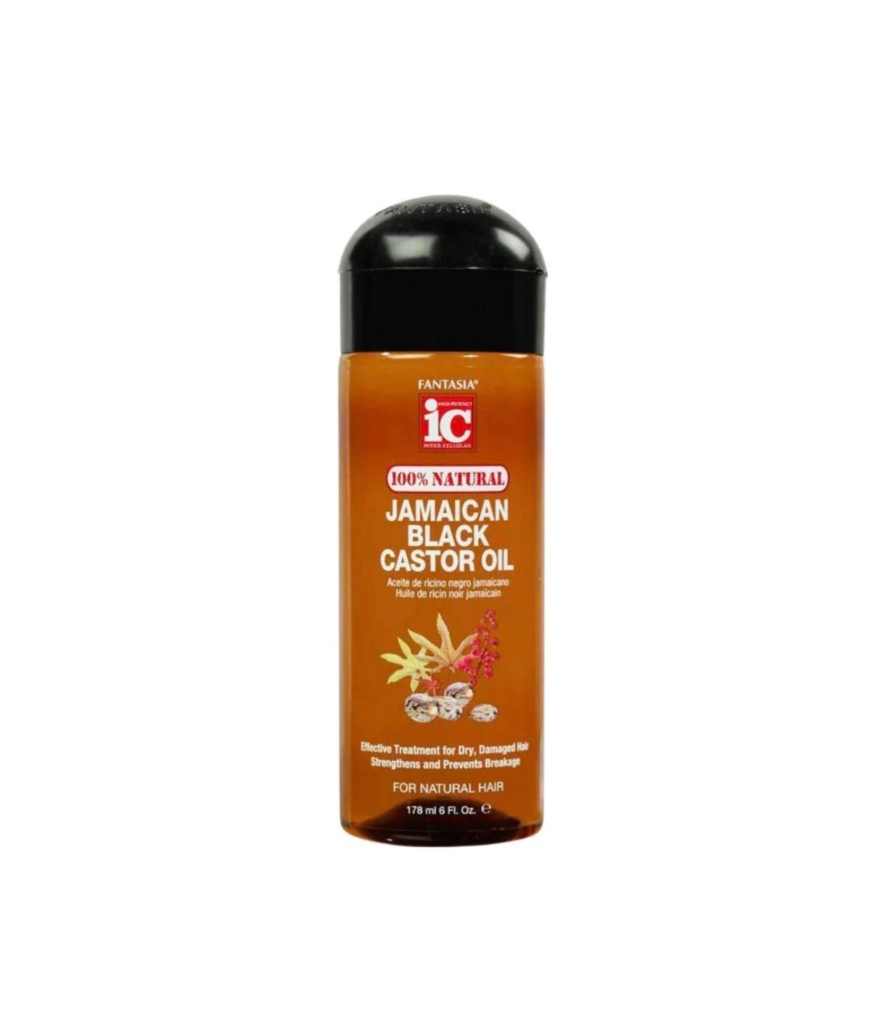 Fantasia IC 100% Natural Jamaican Black Castor Oil Serum 6oz