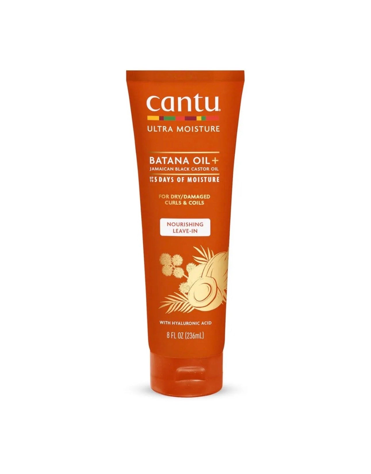 Cantu Ultra Moisture Batana Oil + Jamaican Black Castor Oil Nourishing Leave-In 236 ml