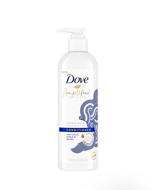 Dove Amplified Textures Super Slip Detangling Conditioner 340ml