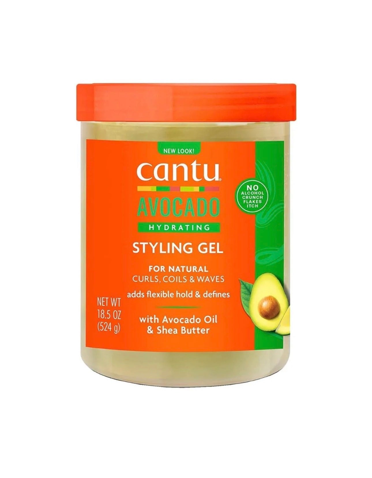 Cantu Avocado Hydrating Styling Gel Flexible Hold 524g