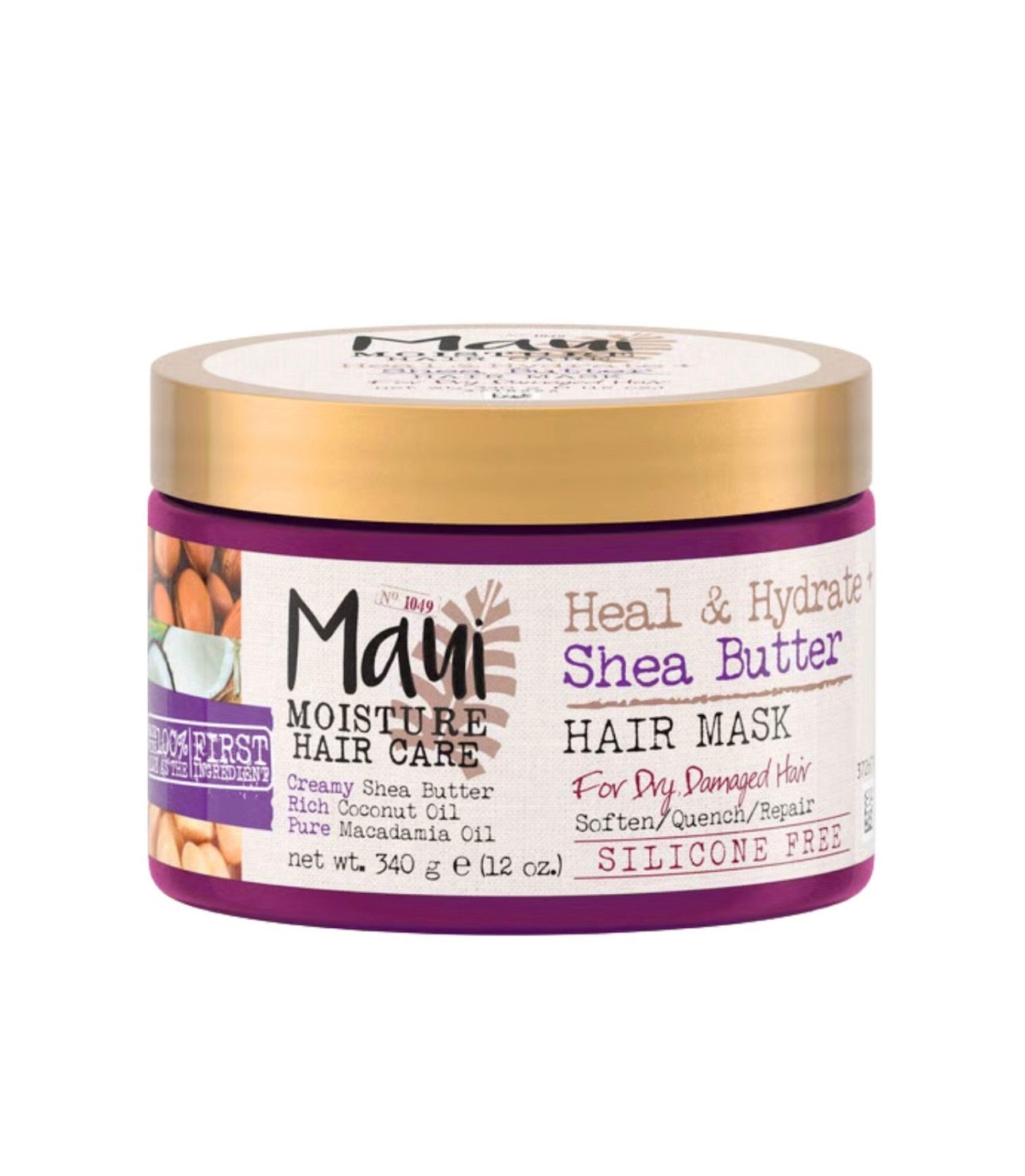 Maui Moisture Revive & Hydrate Shea Butter Haarmasker 340 Gr