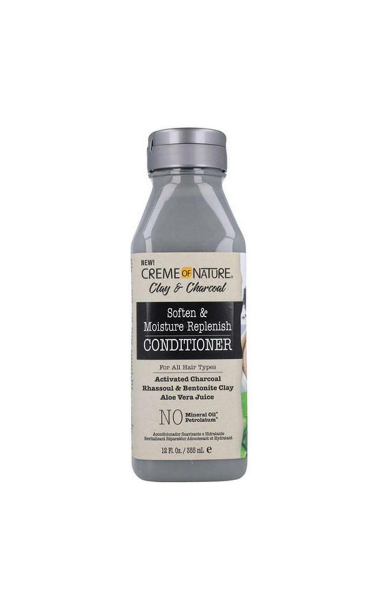 Creme Of Nature Clay & Charcoal Soften & Moisture Replenish Conditioner 12oz