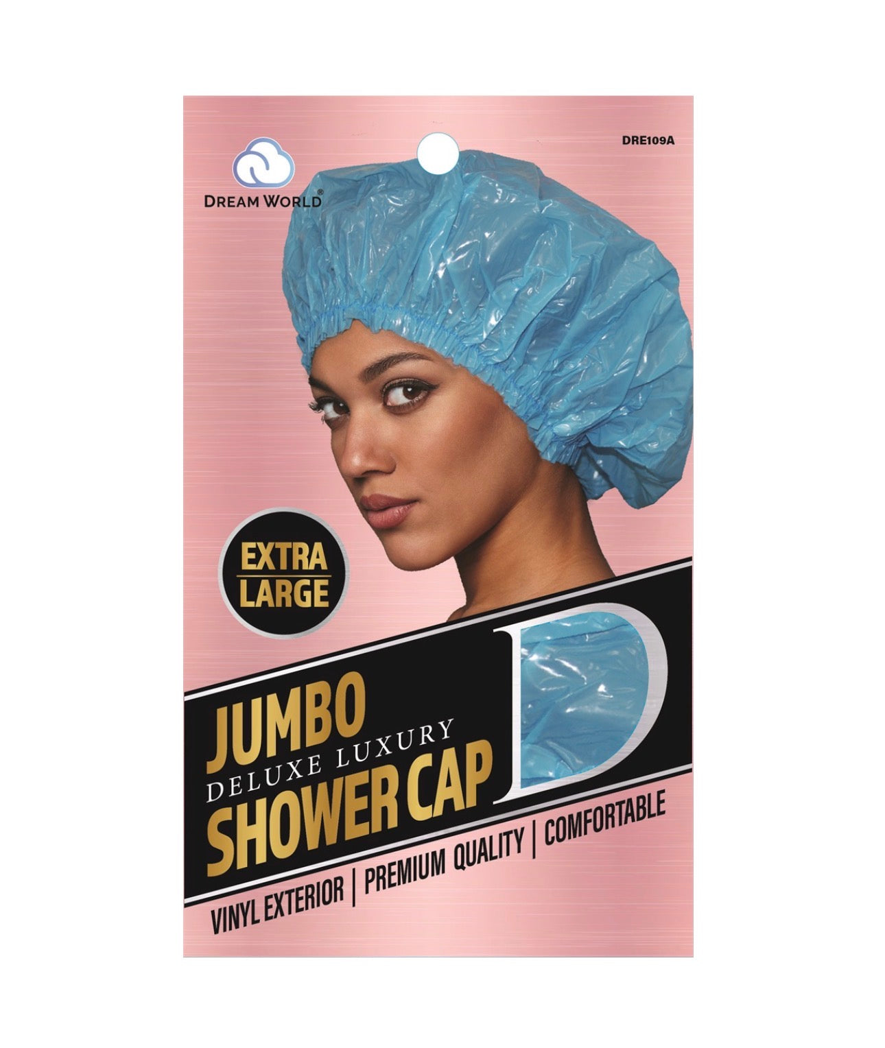Dream World W-Shower Cap Jumbo Assorted #DRE109A