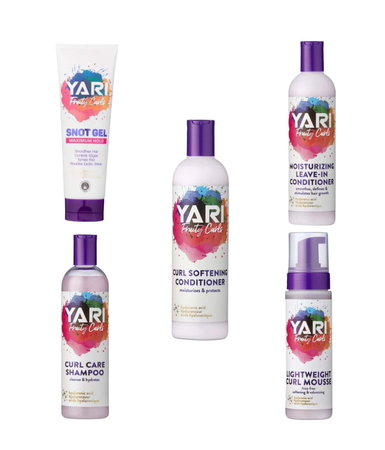Yari Fruity Curls Complete Wash & Style Kit