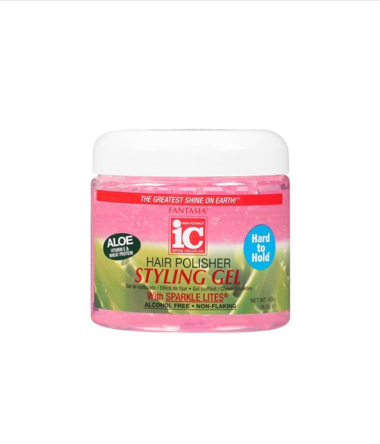 Fantasia IC Aloe Hair Polisher Styling Gel Hard to Hold 16oz
