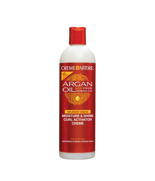 Creme Of Nature Argan Oil For Natural Hair Moisture & Shine Curl Activator Creme 354ml