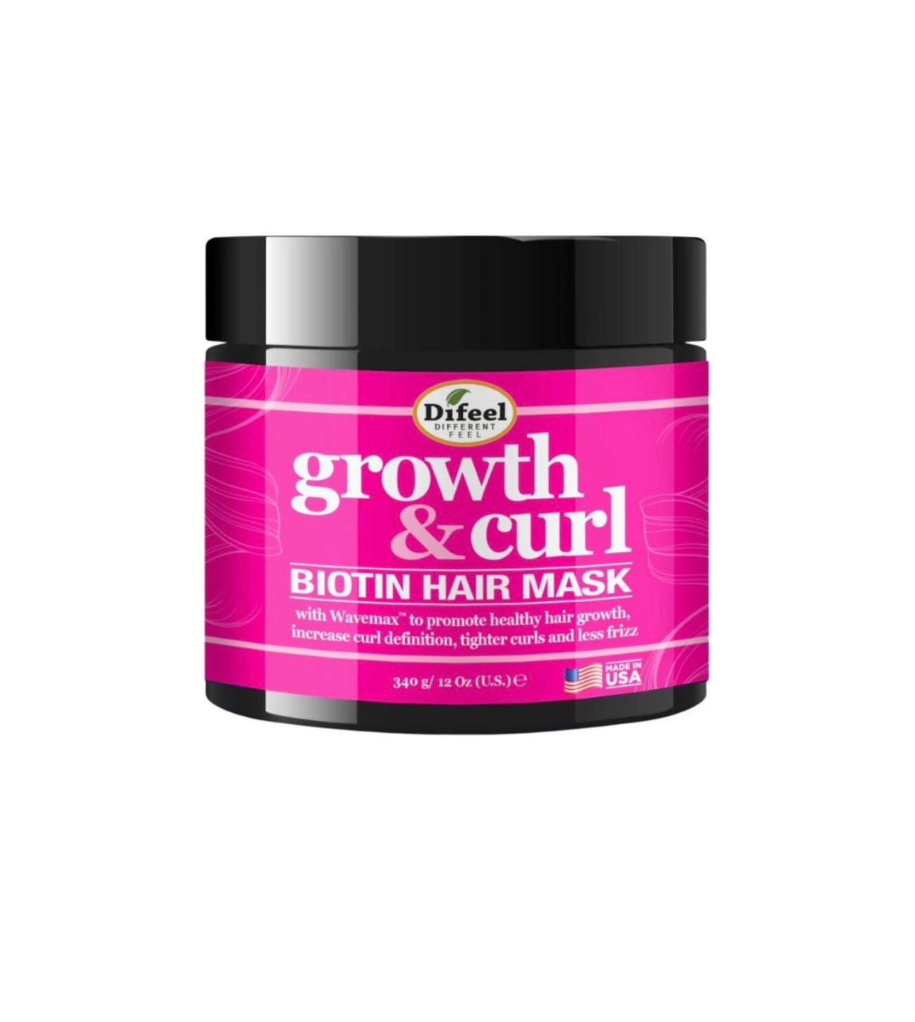 Difeel Growth and Curl Biotin Hair Mask 8oz