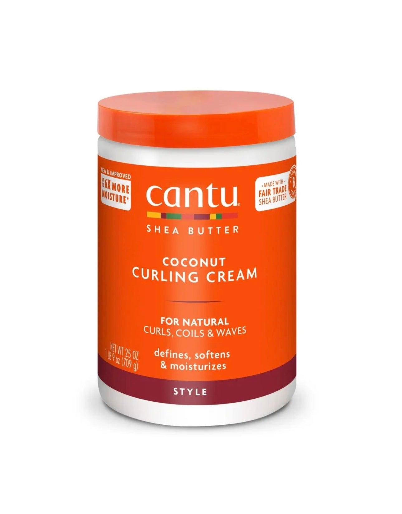 Cantu Natural Coconut Curling Cream 25oz Salon Size
