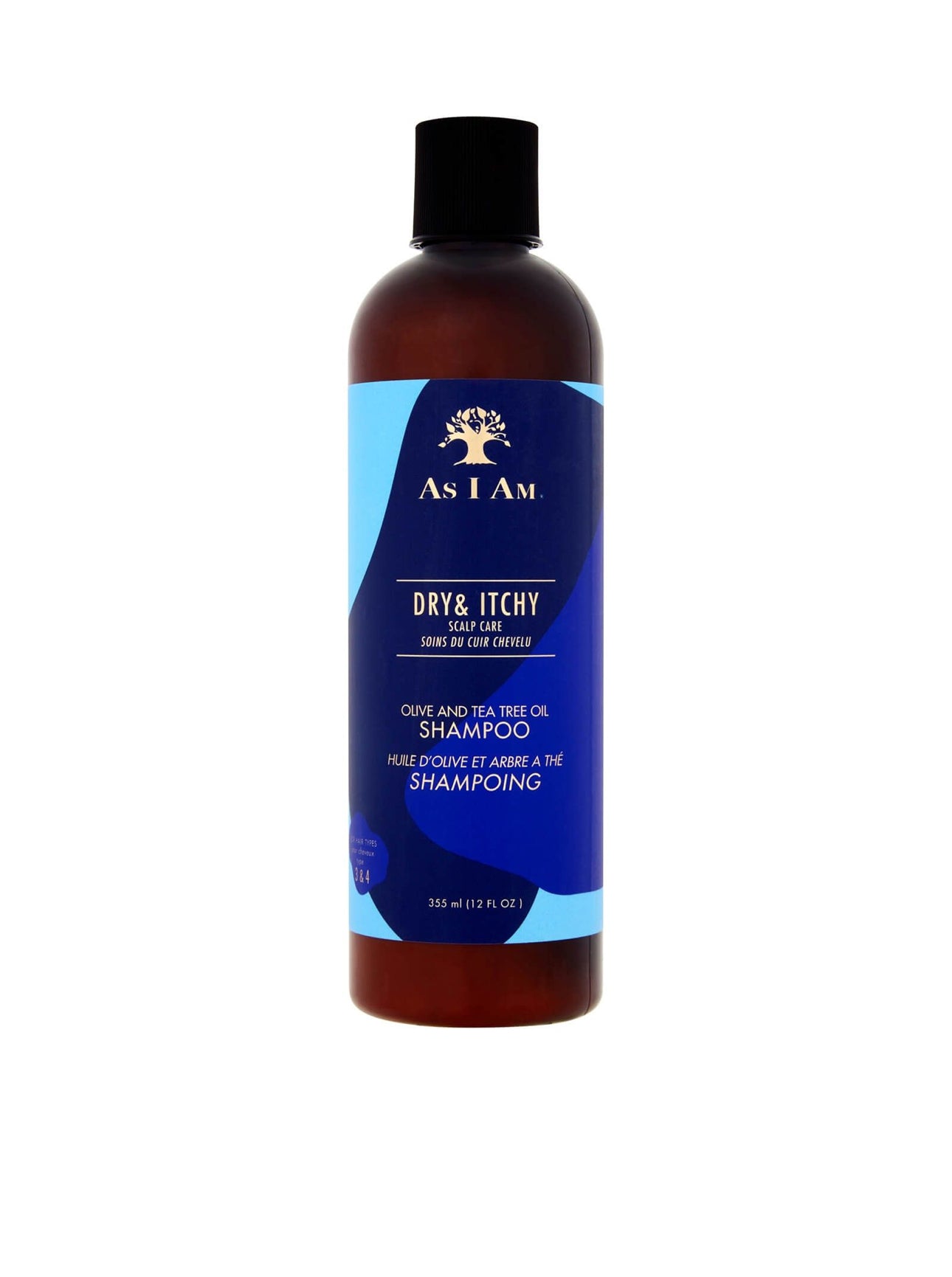 As I Am Dry & Itchy Scalp Care Olive and Tea Tree Oil Shampoo 355ml