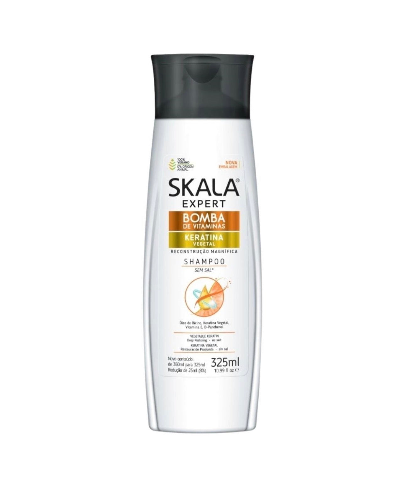 Skala Shampoo Bomba Vitaminas Keratina 325ml