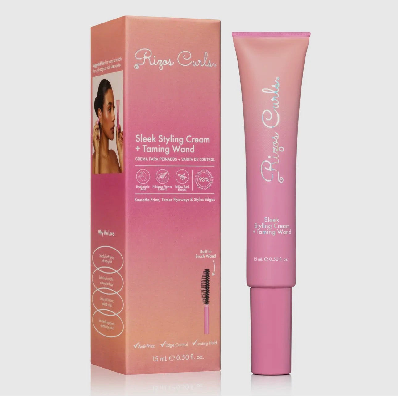 Rizos Curls Sleek Styling Cream + Taming Wand 15 ml