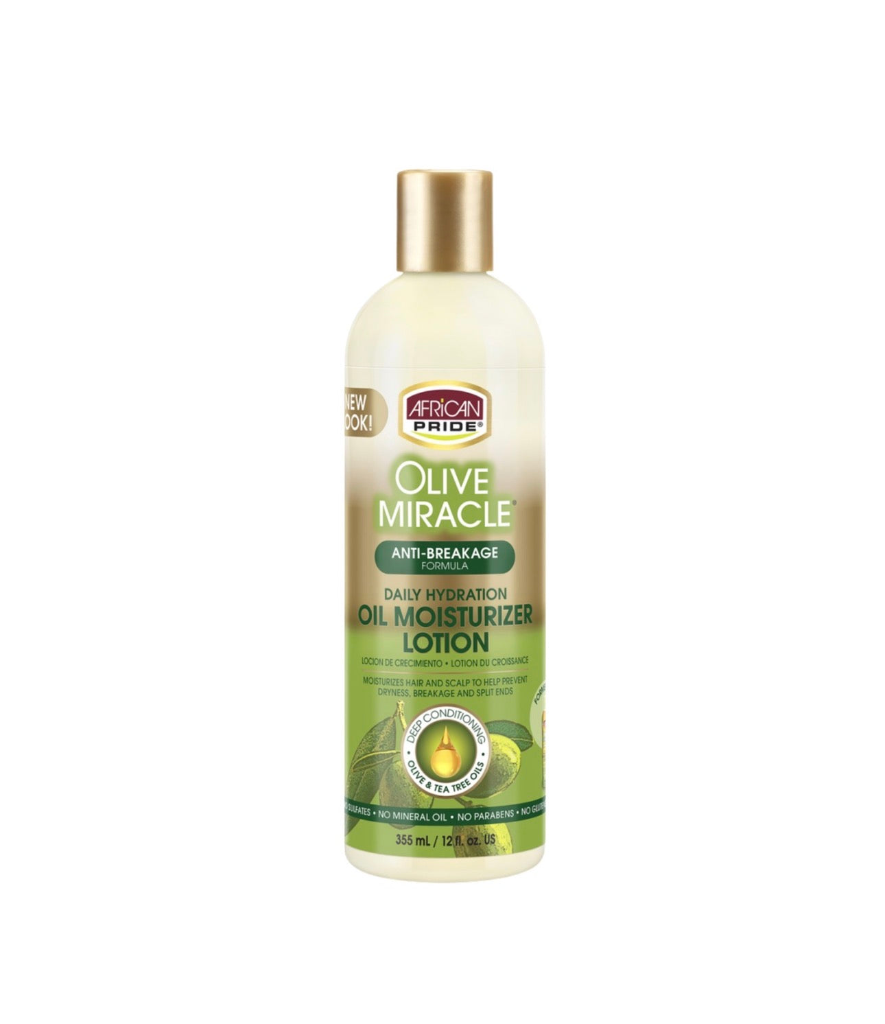 African Pride Olive Miracle Oil Moisturizer Lotion 12oz
