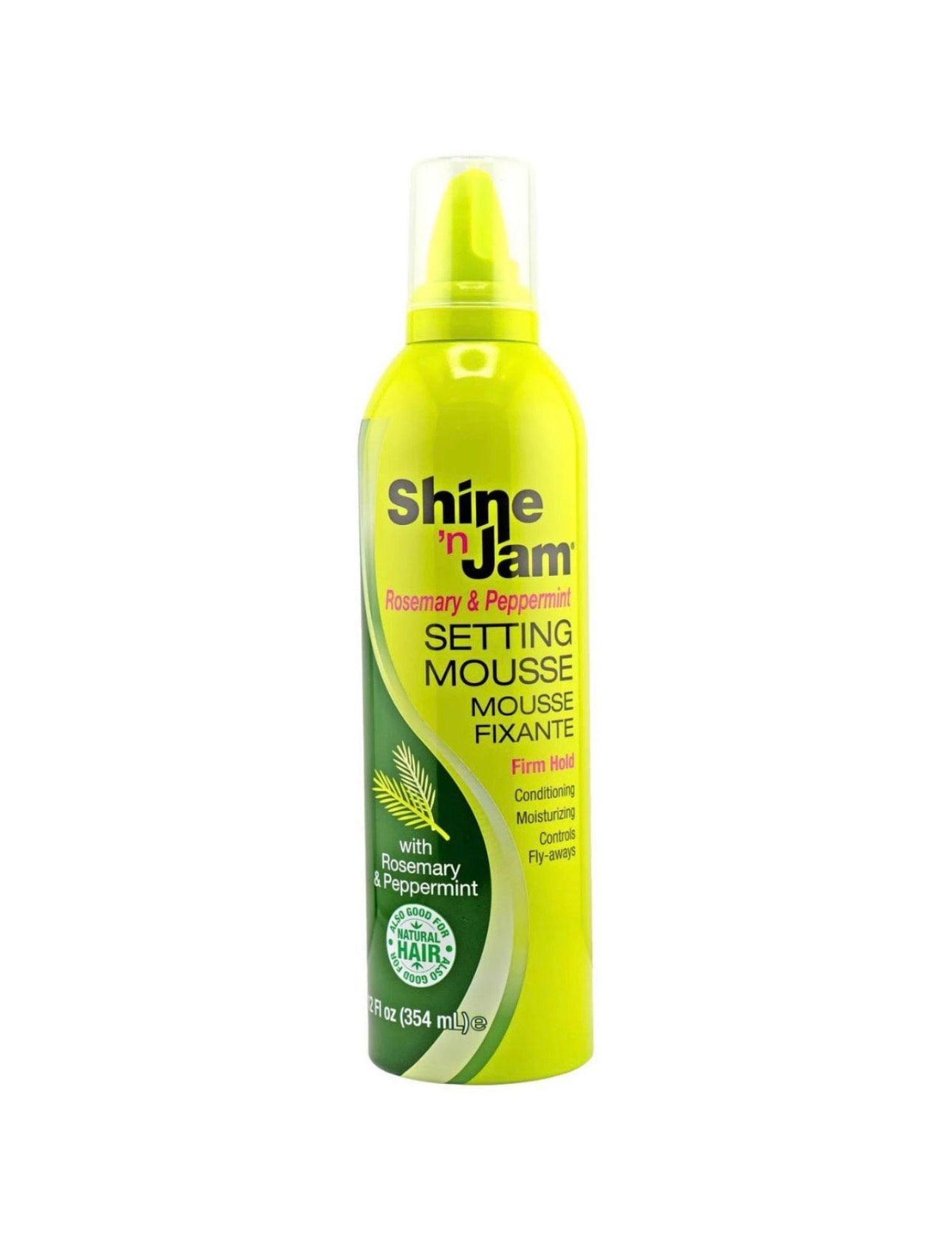 Shine 'n Jam Setting Mousse Rosemary & Peppermint 354ml