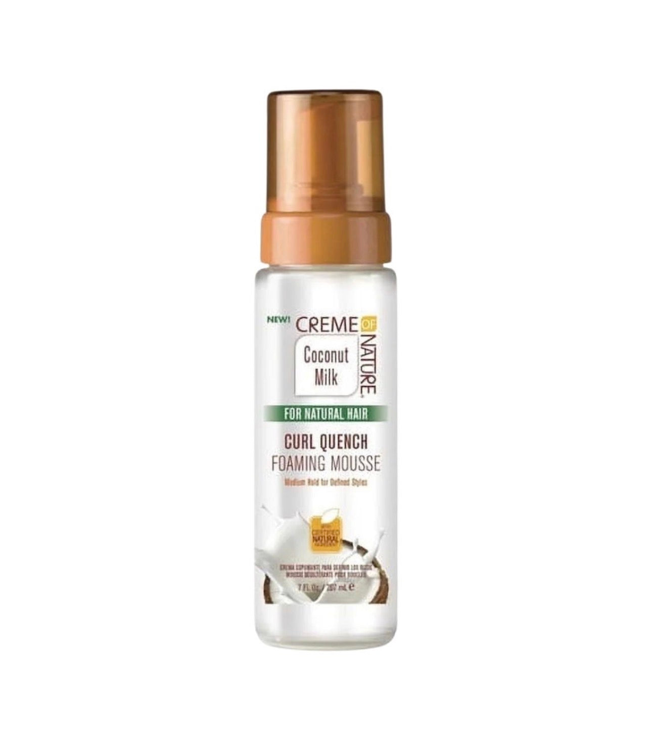 Creme of Nature Coconut Milk Curl Quench Foaming Mousse 7oz