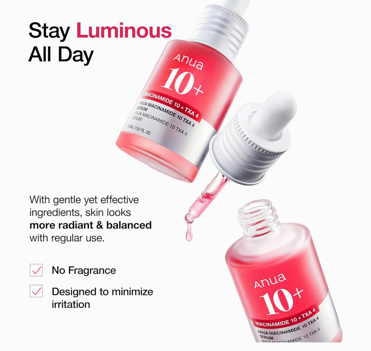 ANUA Niacinamide 10% + TXA 4% Serum 30ml