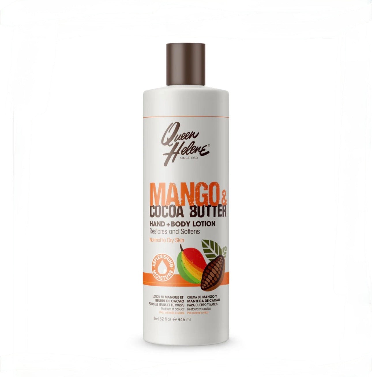 Queen Helene Mango & Cocoa Butter Hand + Body Lotion 32oz