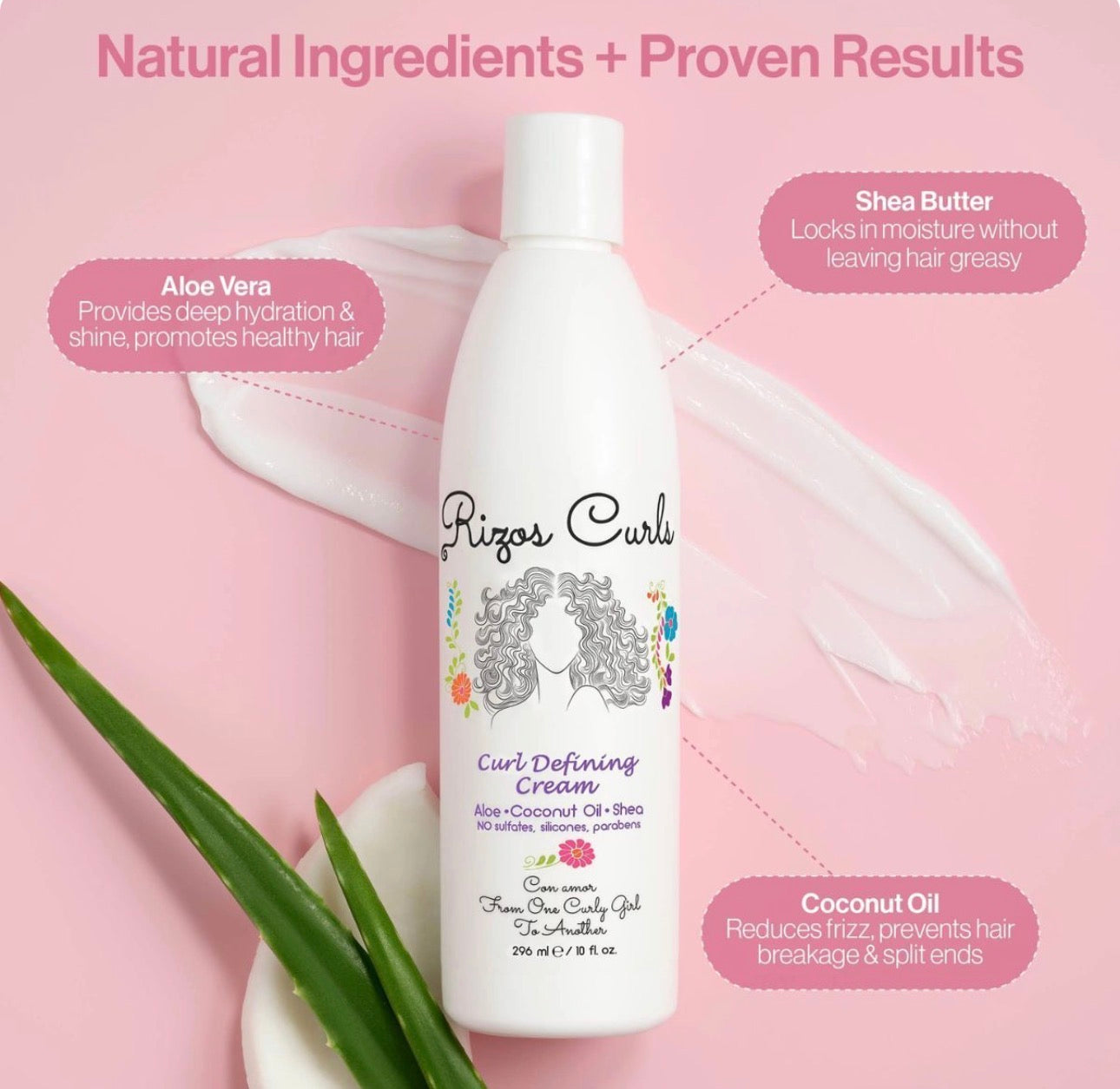 Rizos Curls Curl Defining Cream 296ml
