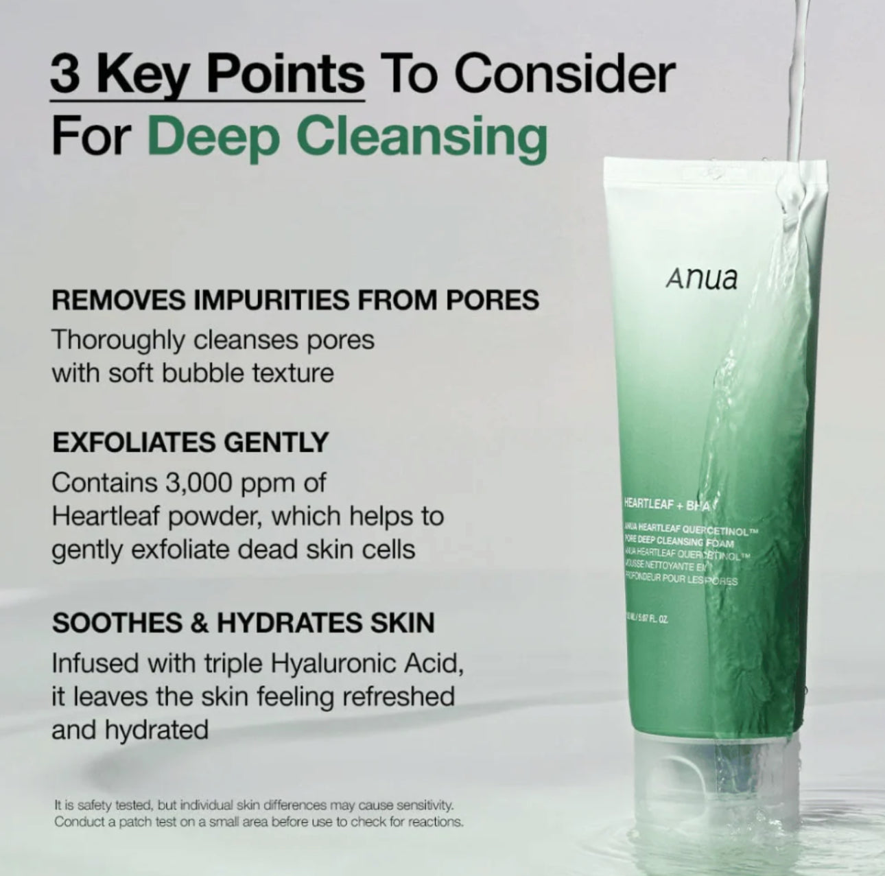 ANUA Heartleaf Quercetinol Pore Deep Cleansing Foam 150ml